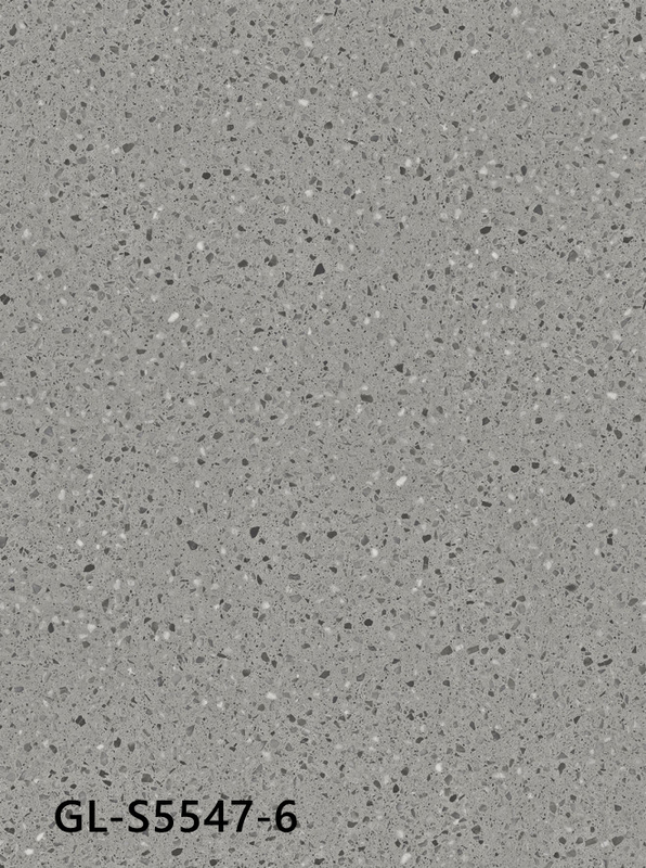 Impact Resistant Grey Granite Vinyl Flooring 0.3mm Eco Friendly Anti Slip GKBM Greenpy GL-S5547-6