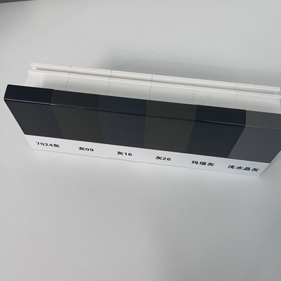 Серая UPVC профили оконных окон GKBM Новая 60B теплоизоляция